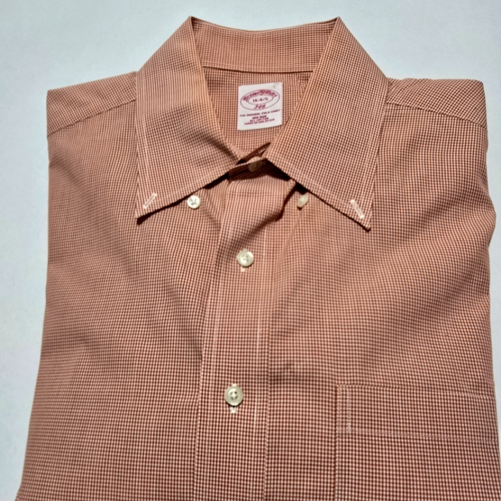 Men's Button Down Checkered Shirt